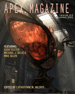 the cover of apex magazine.