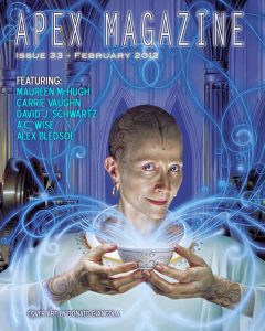 the cover of apexx magazine featuring a woman holding a bowl.