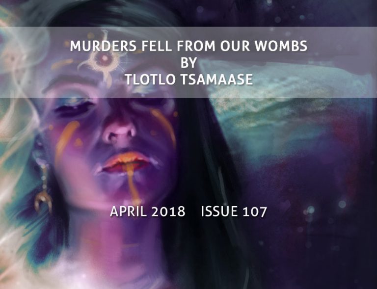 a painting of a woman's face with the words murders fell from our.