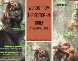 the cover of words from the editor - in - chief.