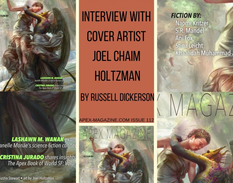 a magazine cover with a painting of a woman hugging a man.