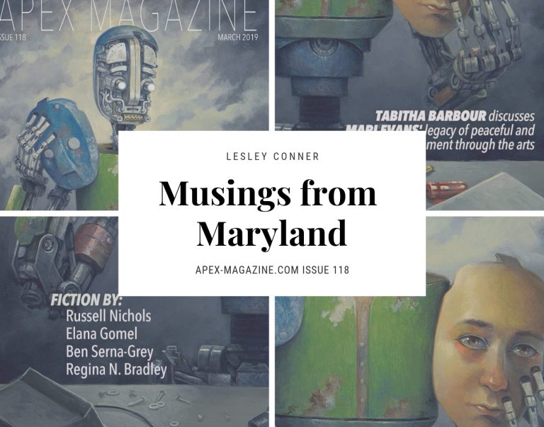 a magazine cover with a painting of a man's head.