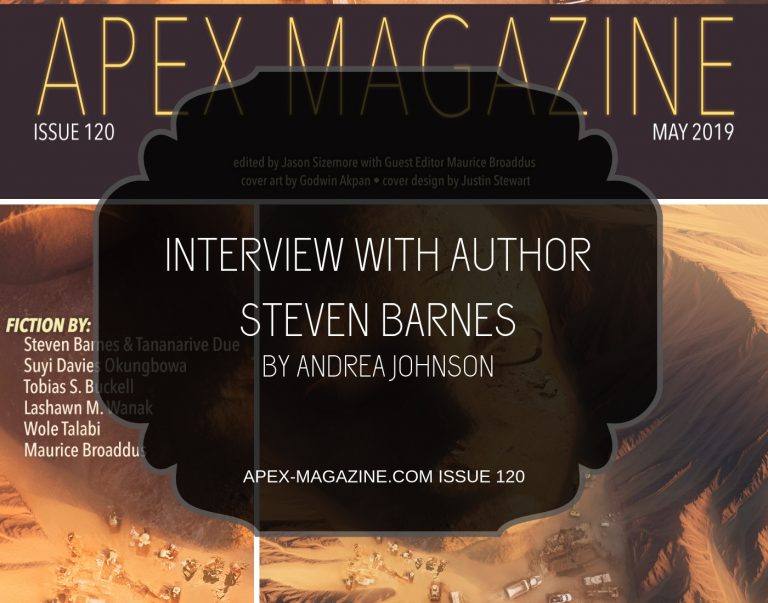 a magazine cover with an image of a desert.