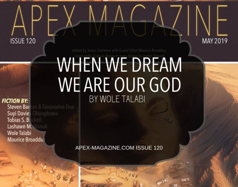 a magazine cover with a picture of a man in the desert.