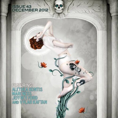 Apex Magazine Issue 43 with a skeleton on the cover.