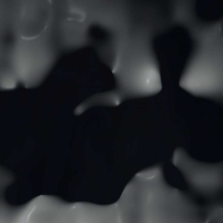 a blurry image of a person in a black and white photo.