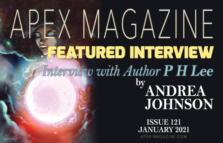 a poster for apex magazine featuring an image of a woman holding a glowing ball.