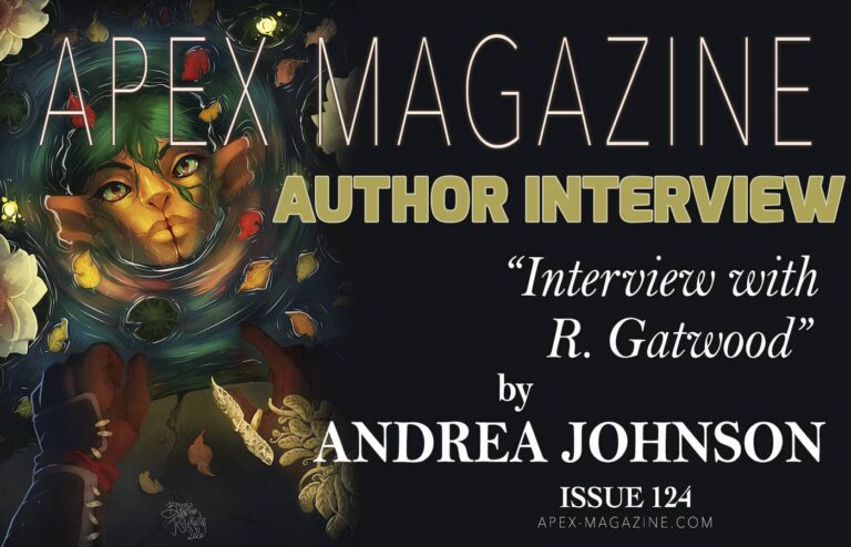 the cover of apex magazine with an image of a woman's face.