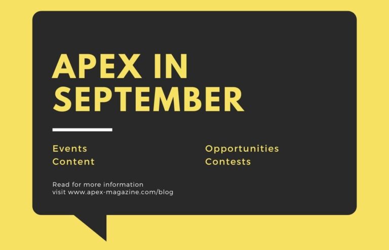a speech bubble with the words apex in it.