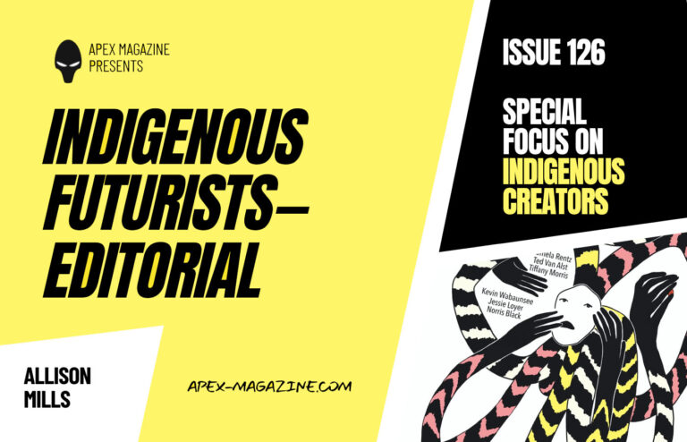 a yellow and black poster with a black and white design.