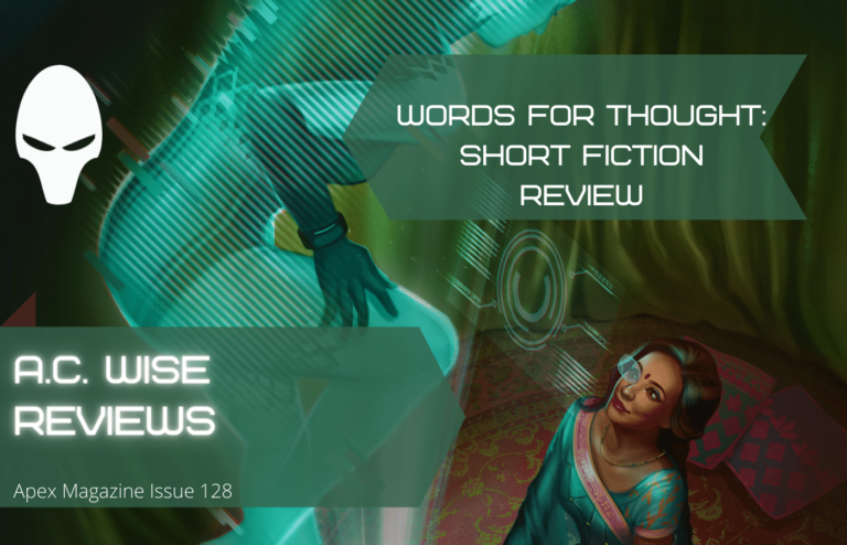 the cover of words for thought short fiction review.
