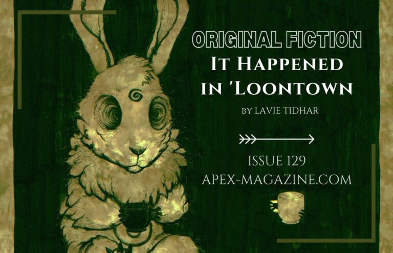 a picture of a rabbit with the words'it happened in lon town '.