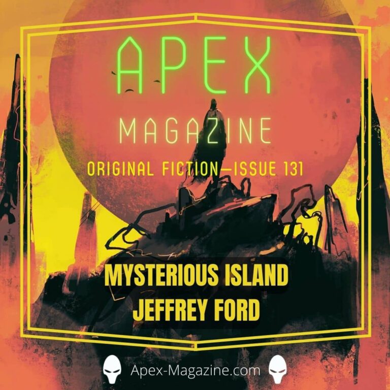 the cover of apex magazine with a picture of a man on a motorcycle.