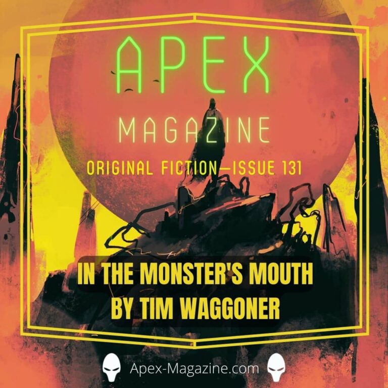 the cover of apex magazine, featuring an image of a monster.