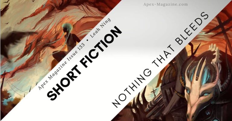 a picture of a man with a sword in his hand and the words short fiction.