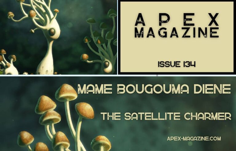 a picture of a group of mushrooms with the caption apex magazine issue 101.