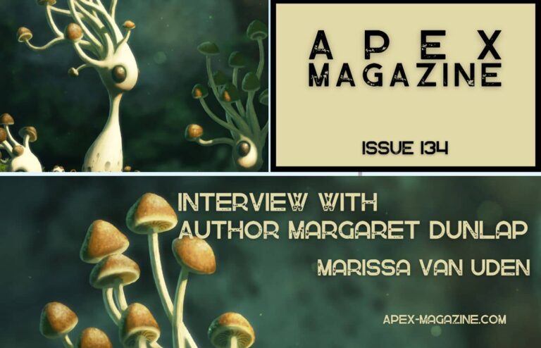an image of a magazine cover with mushrooms.