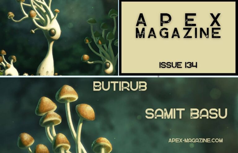 a picture of a group of mushrooms with the caption apex magazine.