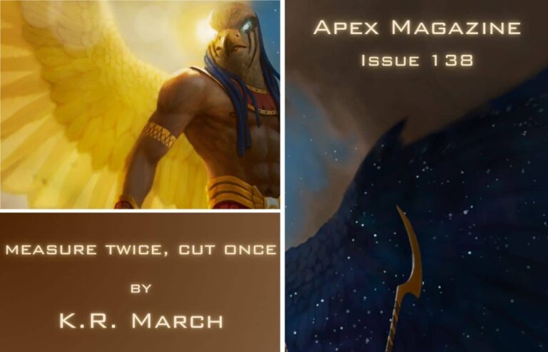 a book cover with a picture of an egyptian god.
