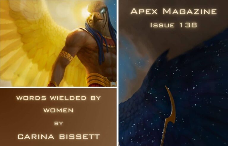 a book cover with a picture of an egyptian god.