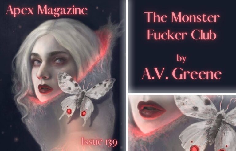the cover of the monster fucker club by av greene.