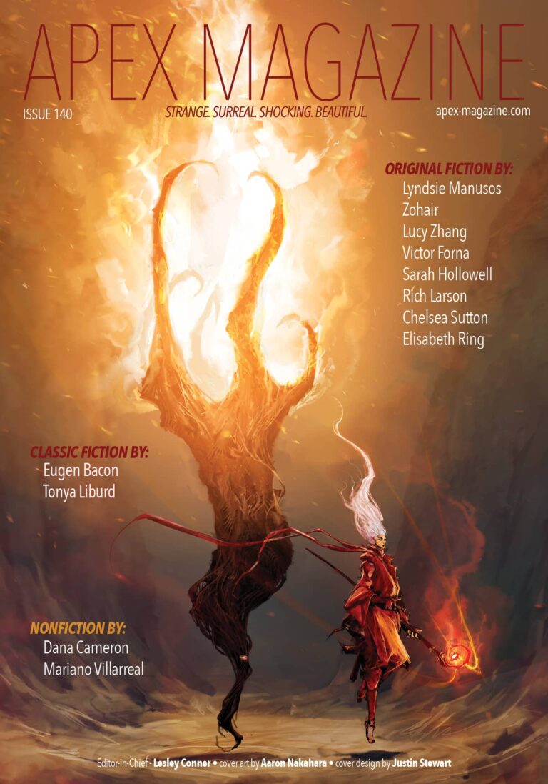 The cover of apex magazine.
