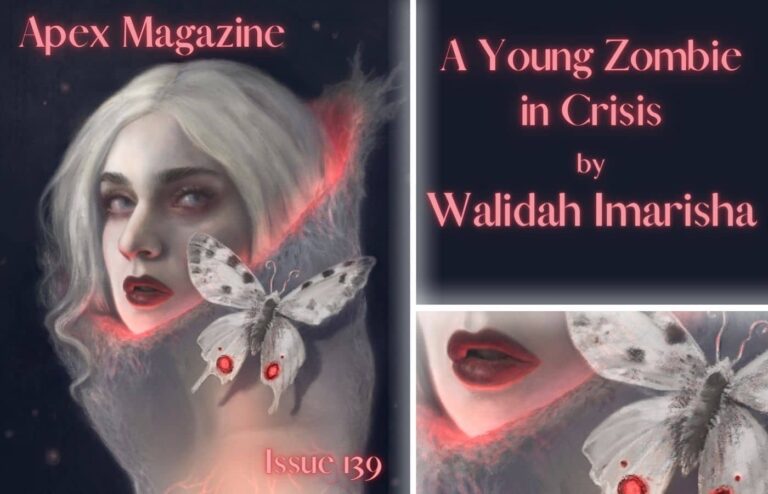 a cover for a young zombie in crisis.