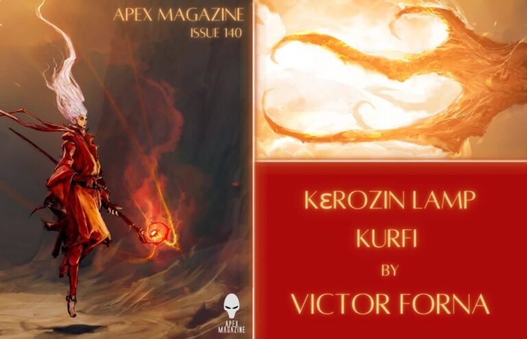 The cover of kerzin lamp by victor forna.