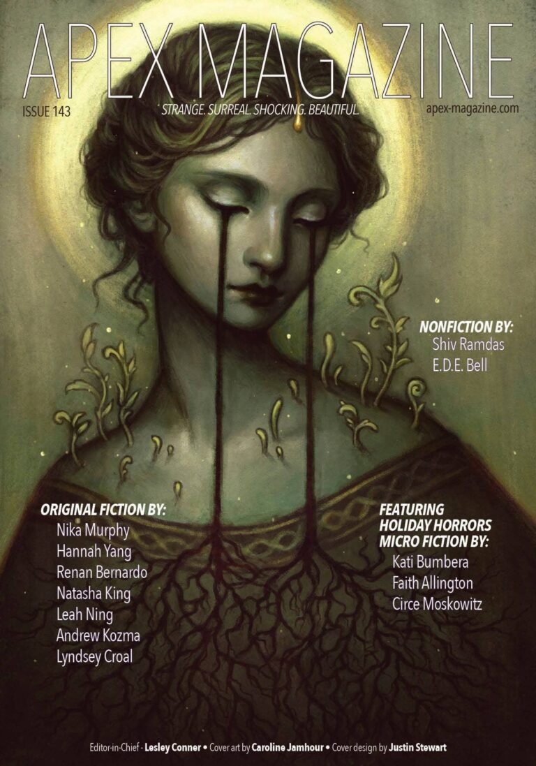 The cover of apex magazine.
